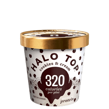 Halo Top Ice Cream Cookies & Cream 16oz. - East Side Grocery
