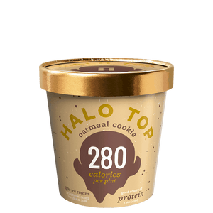 Halo Top Ice Cream Oatmeal Cookie 16oz. - East Side Grocery