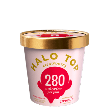 Halo Top Ice Cream Strawberry 16oz. - East Side Grocery