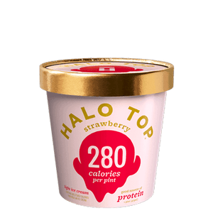 Halo Top Ice Cream Strawberry 16oz. - East Side Grocery