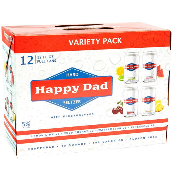 Happy Dad Hard Seltzer Variety 12oz. Can - East Side Grocery