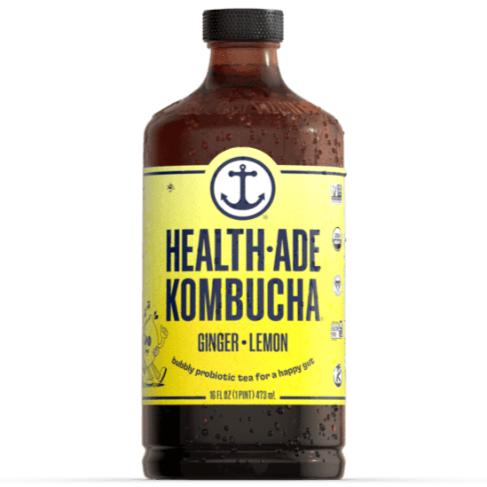 Health-Ade Kombucha Ginger Lemon 16oz. - East Side Grocery