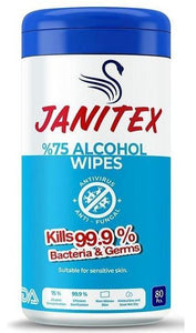 Janitex Alcohol Wipes 80ct. - East Side Grocery