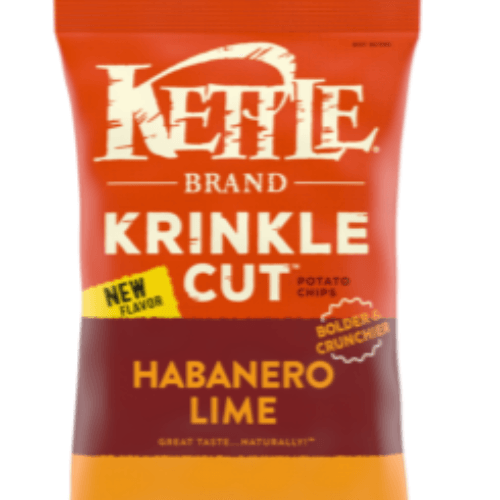 Kettle Chips Krinkle Cut Habanero Lime 5oz. - East Side Grocery