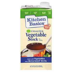 Kitchen Basic Unsalted Vegetable Stock 32oz. - East Side Grocery