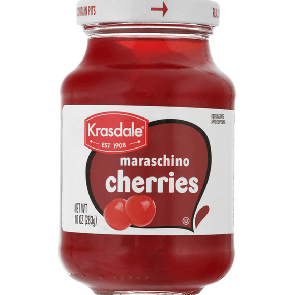 Krasdale Maraschino Cherries 10oz. - East Side Grocery