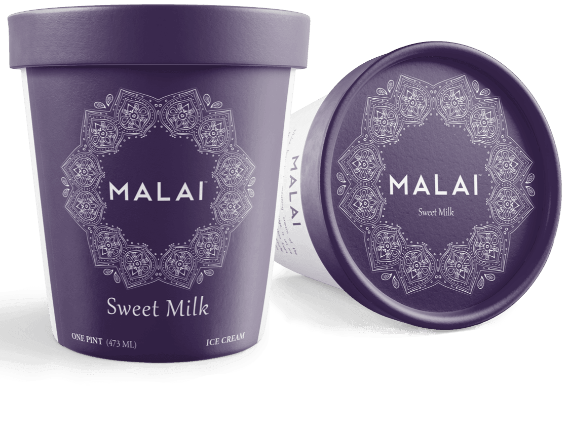 Malai Ice Cream Sweet Milk 1-Pint - East Side Grocery