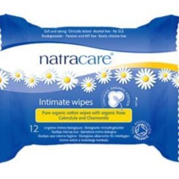 NatraCare Intimate Wipes 12ct. - East Side Grocery