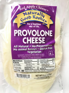 Naturally Kosher Provolone Sliced Cheese 8oz. - East Side Grocery
