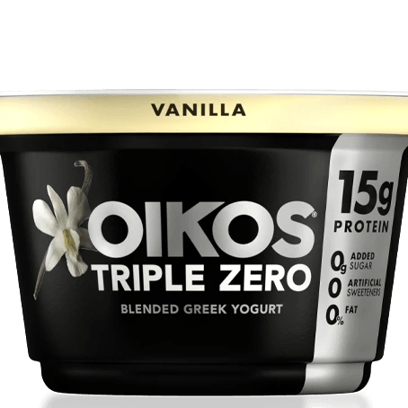 Oikos Triple Zero Vanilla Yogurt 5.3oz - East Side Grocery