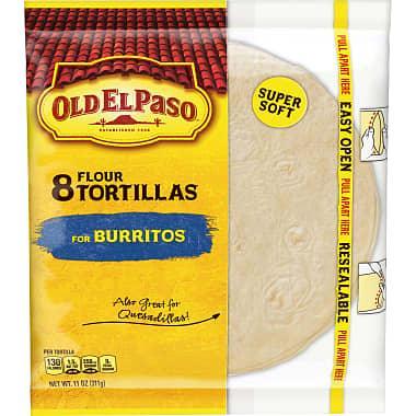 Old El Paso Flour Tortillas 8oz. - East Side Grocery