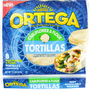 Ortega Cauliflower & Flour soft tortillas 11.4oz. - East Side Grocery