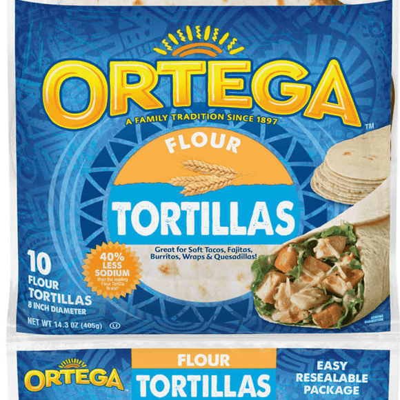 Ortega Flour Tortillas 14.3oz. - East Side Grocery