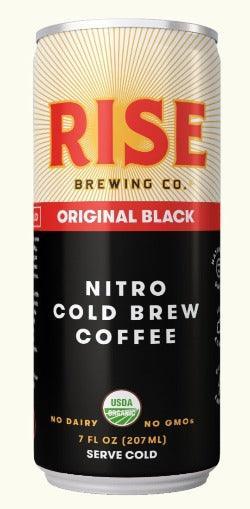 Rise Brewing Cold Brew Original Black Coffee 7oz. Can - East Side Grocery