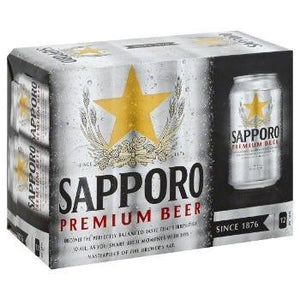 Sapporo Premium Beer 12oz Can - East Side Grocery