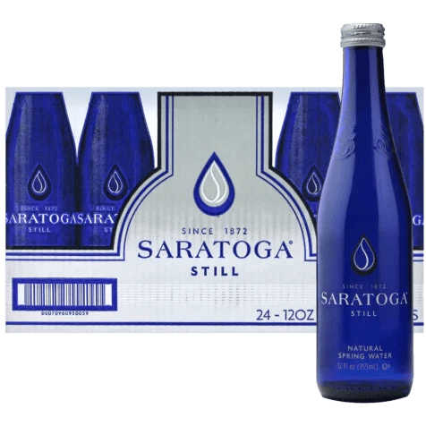 Saratoga Spring Water 12oz. Glass Bottle - East Side Grocery