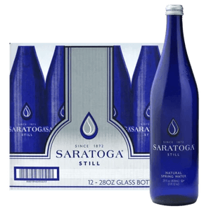 Saratoga Spring Water 28oz. Glass Bottle - East Side Grocery