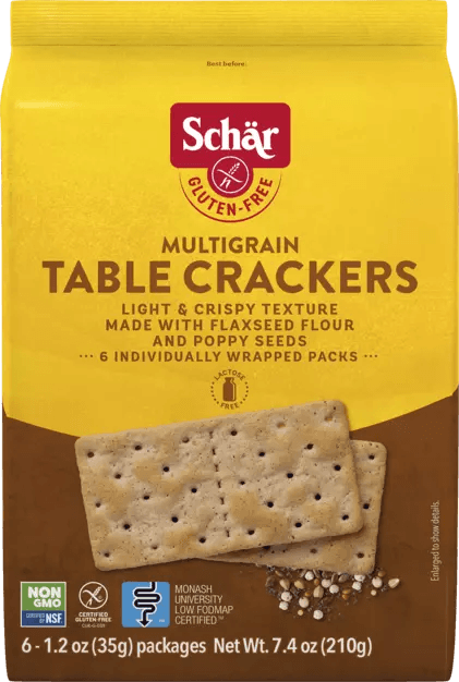 Schar Gluten Free Table Cracker Multigrain 7.4oz. - East Side Grocery