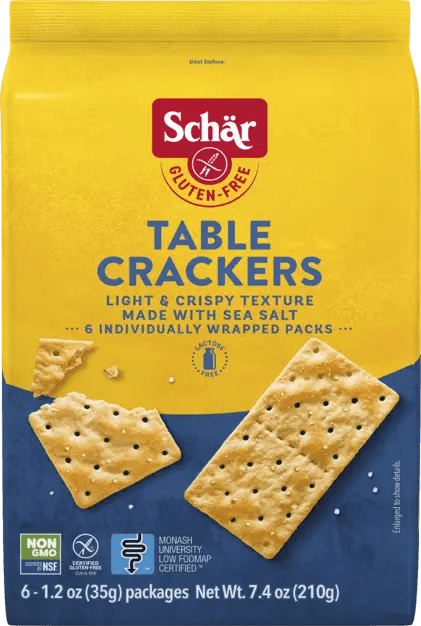 Schar Gluten Free Table Cracker Original 7.4oz. - East Side Grocery