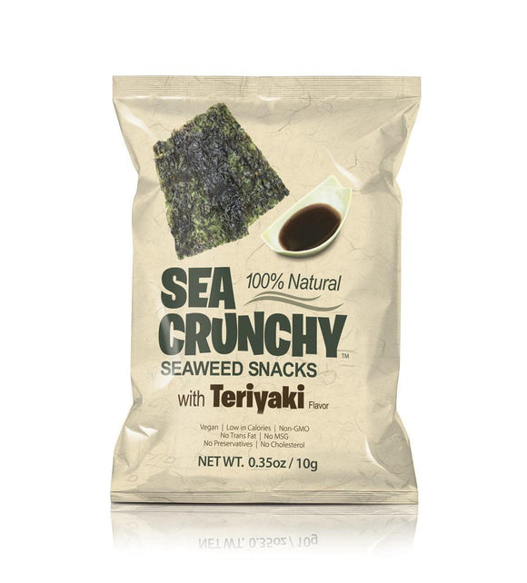 Sea Crunchy Seaweed Snacks Tariyaki 0.35oz. - East Side Grocery