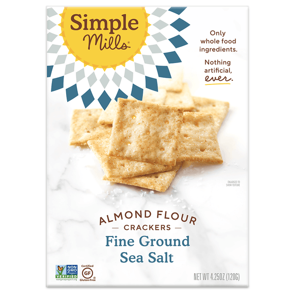 Simple Mill Almond Flour Crackers Sea Salt 4.25oz. - East Side Grocery