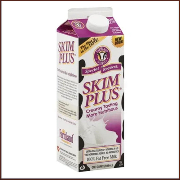 Skim Plus Milk Quart Size - East Side Grocery
