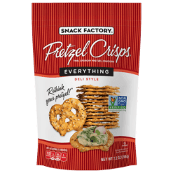 Snack Factory Pretzel Crisps Everything 7.2oz. - East Side Grocery