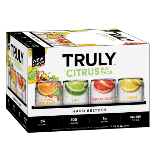Truly Hard Seltzer Citrus Mix Variety Pack 12oz. Can - East Side Grocery
