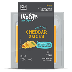 Violife Cheddar Cheese Slice 7oz. - East Side Grocery