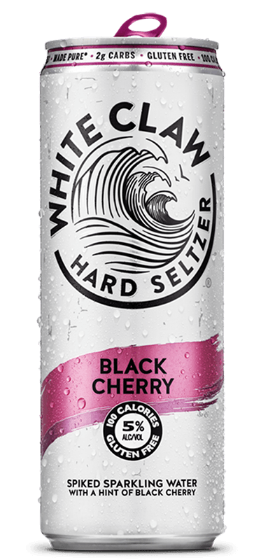 White Claw Hard Seltzer Black Cherry 19.2oz. Can - East Side Grocery