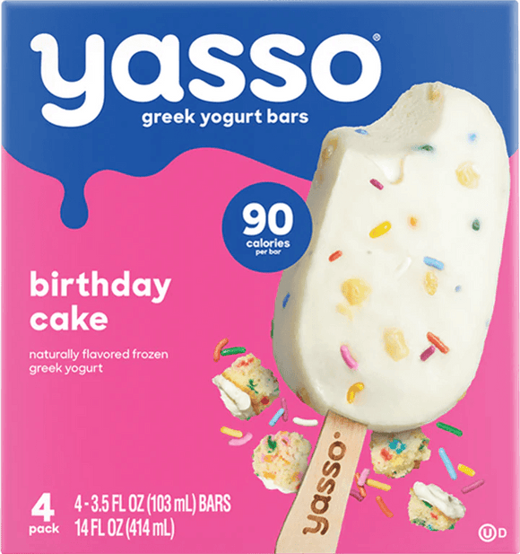 Yasso Frozen Greek Yogurt Bar Birthday Cake - East Side Grocery
