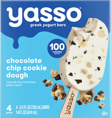 Yasso Frozen Greek Yogurt Bar Chocolate Chip Cookie Dough - East Side Grocery