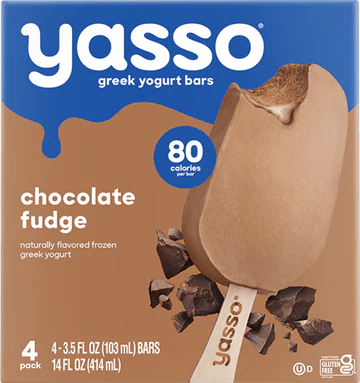 Yasso Frozen Greek Yogurt Bar Chocolate Fudge - East Side Grocery